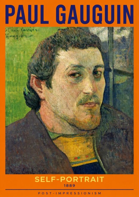 Paul Gauguin Self-portrait (1889) No2 - Poster