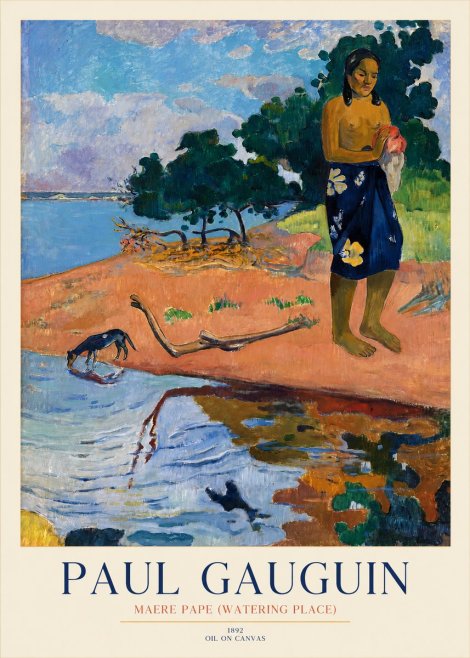 Paul Gauguin Maere Pape (Watering Place) No1 - Poster
