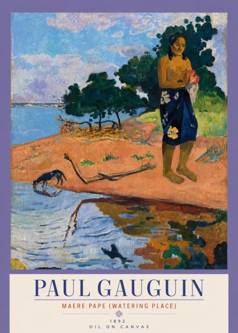 Paul Gauguin Maere Pape (Watering Place) No4 - Poster