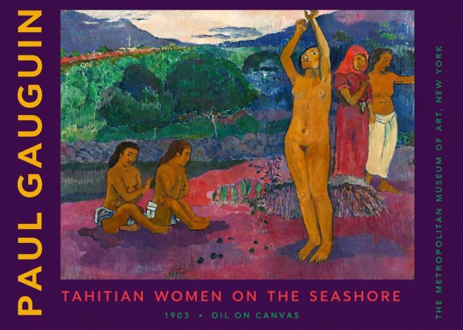Paul Gauguin Tahitian Women on the Seashore No2 - Poster