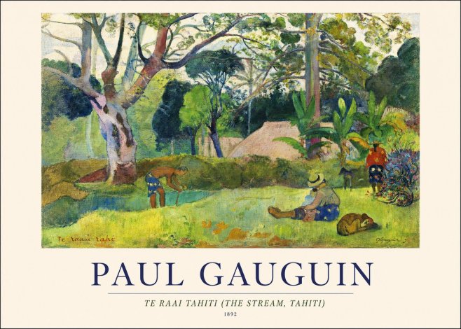 Paul Gauguin Te Ra'ai Rahi (the Great Pond) No2 - Poster