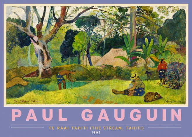Paul Gauguin Te Ra'ai Rahi (the Great Pond) No5 - Poster
