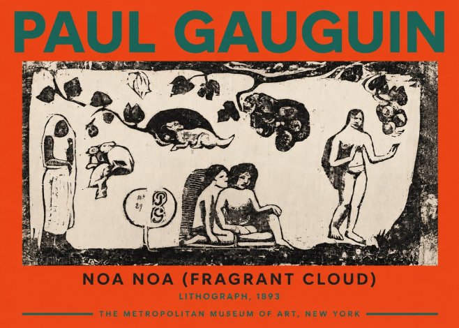 Paul Gauguin Noa Noa (Frieze of Life) No6 - Poster