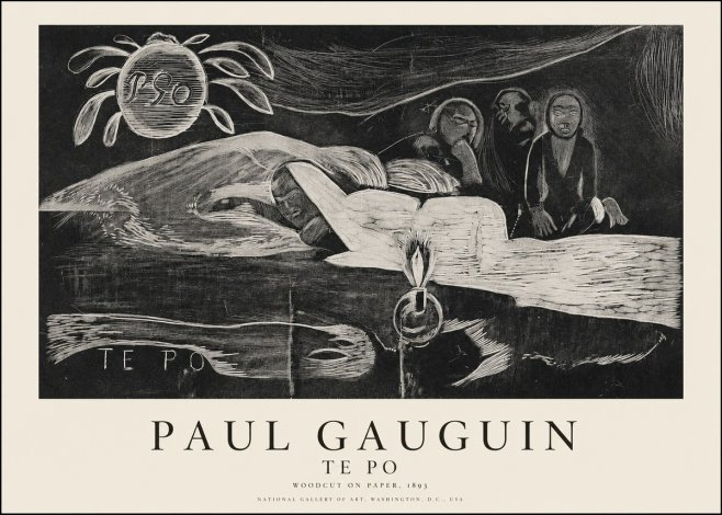Paul Gauguin Te Po No1 - Poster