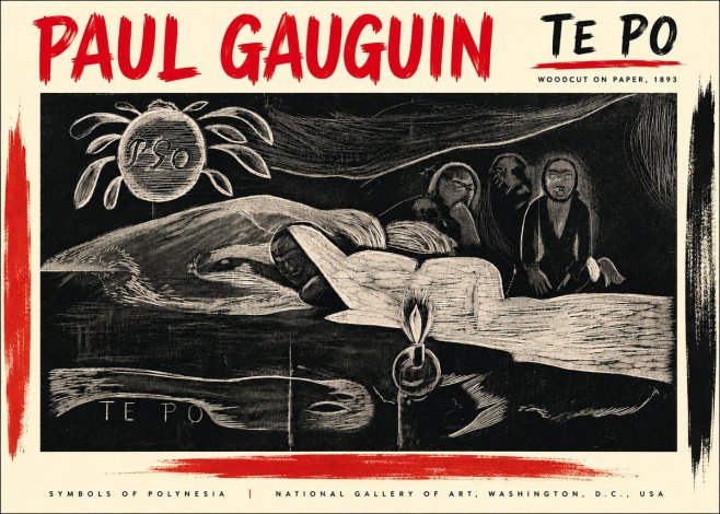 Paul Gauguin Te Po No5 - Poster