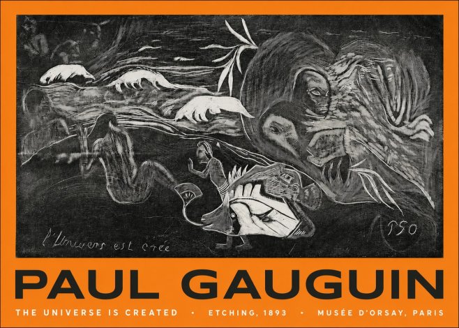 Paul Gauguin The Universe Is Created I No2 - Poster