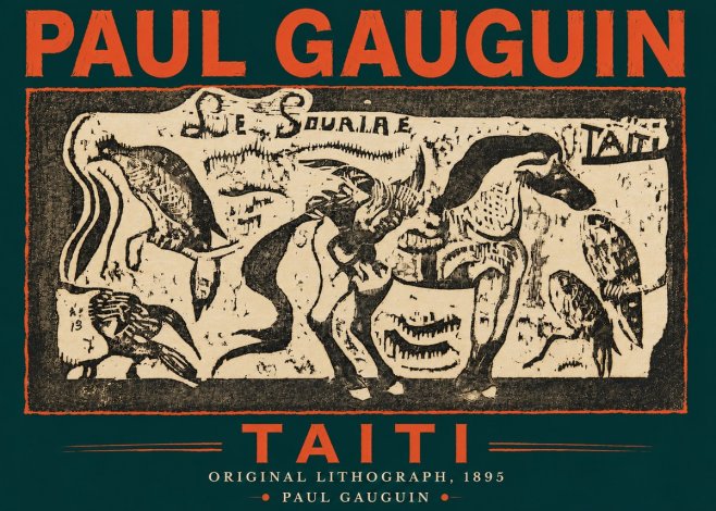Paul Gauguin Taiti No4 - Poster