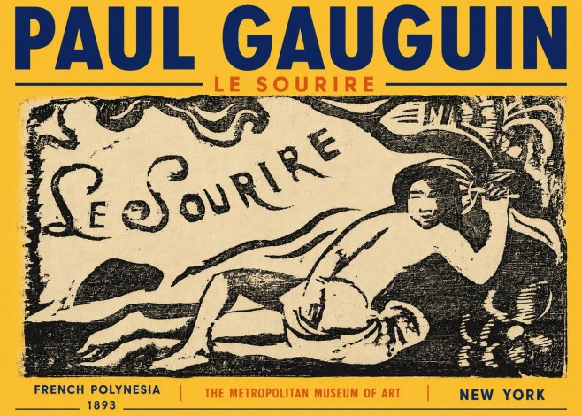 Paul Gauguin Le Sourire No5 - Poster