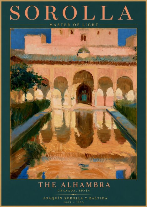Sorolla The Alhambra No2 - Poster