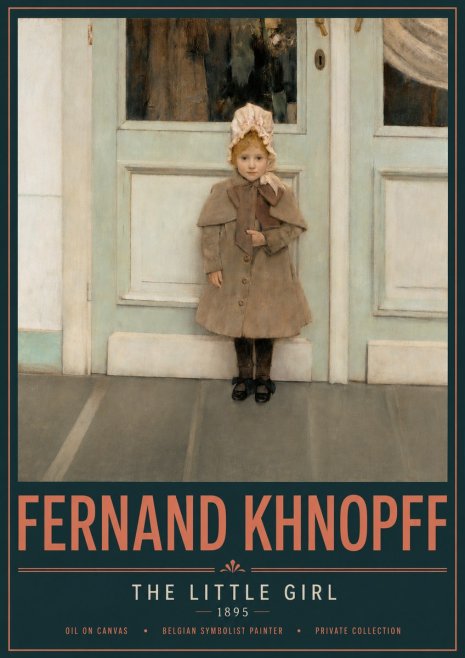 Fernand Khnopff The Little Girl No4 - Poster
