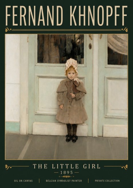 Fernand Khnopff The Little Girl No6 - Poster