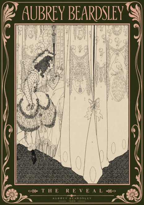 Aubrey Beardsley The Reveal No3 - Poster
