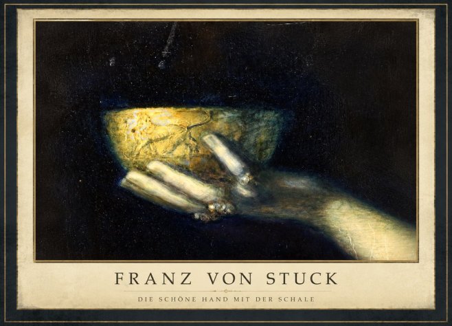 Franz von Stuck Die Schöne Hand Mit Der Schale No1 - Poster