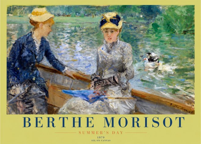 Berthe Morisot Summer's Day No3 - Poster