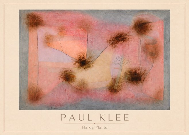 Paul Klee Hardy Plants I No3 - Poster