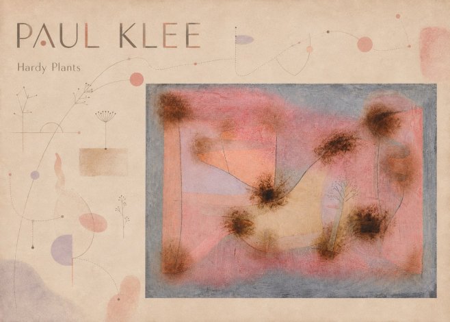 Paul Klee Hardy Plants I No4 - Poster