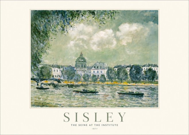 Sisley The Seine at the Institute No1 - Poster