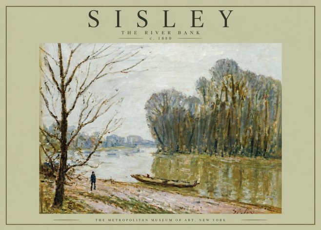 Sisley The River Bank II No4 - Poster