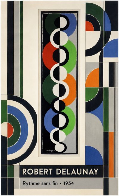 Robert Delaunay Rythme Sans Fin I No5 - Poster