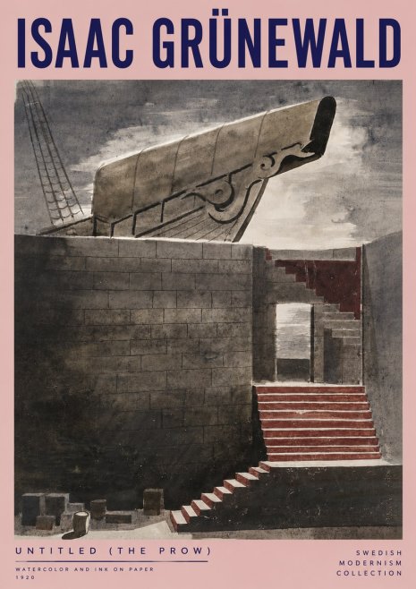 Isaac Grünewald Untitled (the Prow) No3 - Poster