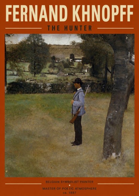 Fernand Khnopff The Hunter No2 - Poster