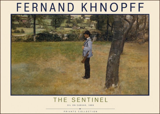 Fernand Khnopff The Hunter No6 - Poster
