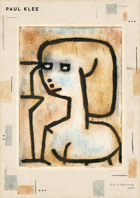 Paul Klee Girl in Mourning No3 - Poster