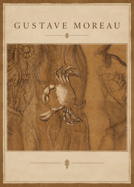 Gustave Moreau Crab Study No2 - Poster