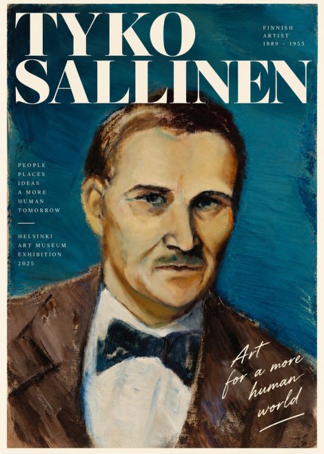 Tyko Sallinen Portrait of a Man I No5 - Poster