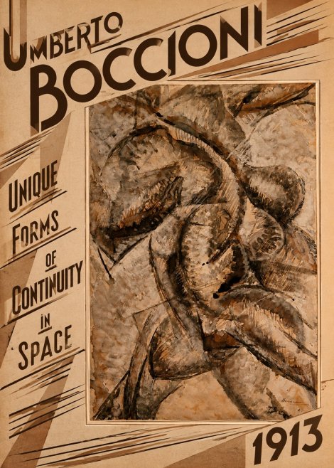 Umberto Boccioni Unique Forms of Continuity in Space No4 - Poster