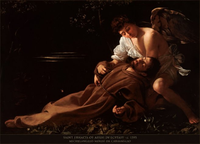 Michelangelo Merisi da Caravaggio Saint Francis of Assisi in Ecstasy No5 - Poster