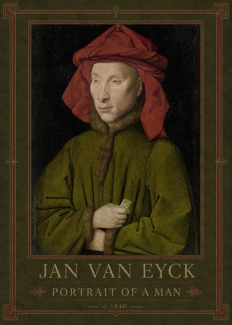 Jan van Eyck Portrait of a Man I No1 - Poster