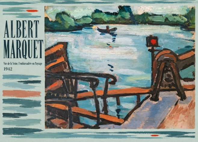 Albert Marquet Vue De La Seine, L'embarcadère Ou Paysage No3 - Poster