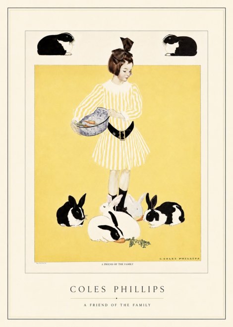 Coles Phillips A Friend of the Family No4 - Poster