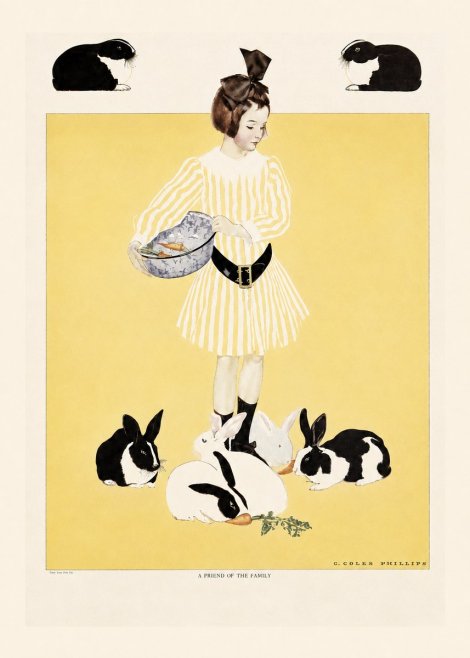 Coles Phillips A Friend of the Family No5 - Poster