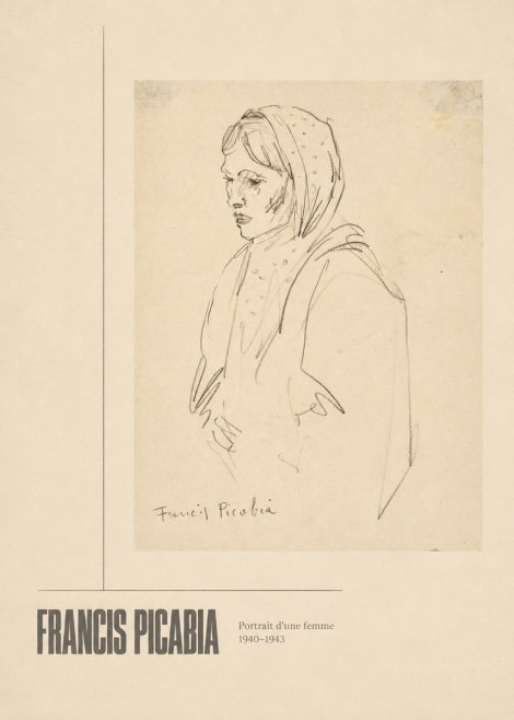 Francis Picabia Portrait D'une Femme No3 - Poster
