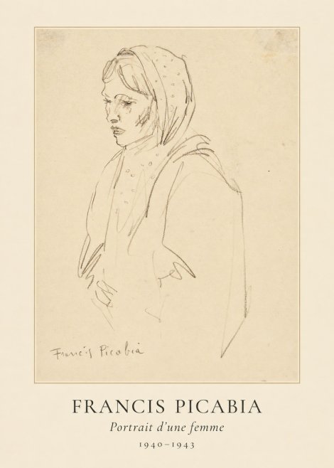 Francis Picabia Portrait D'une Femme No5 - Poster