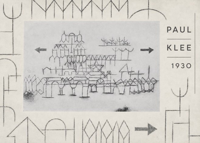 Paul Klee Architektur No6 - Poster