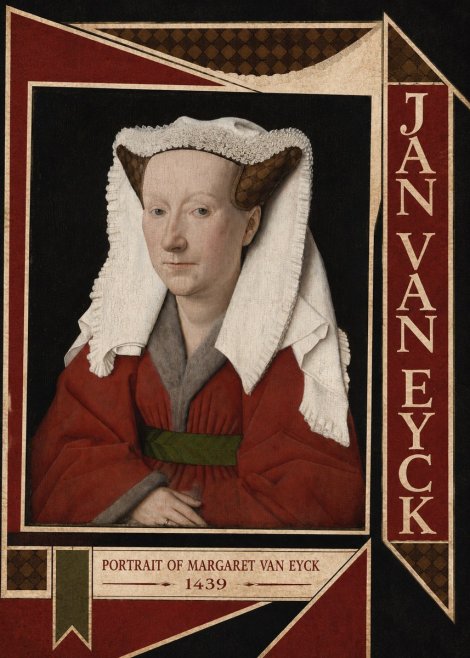 Jan van Eyck Portrait of Margaret Van Eyck I No6 - Poster