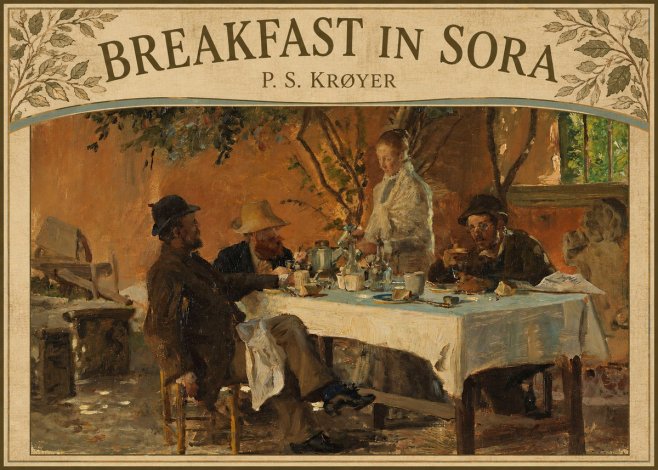 P.S. Krøyer Breakfast in Sora No5 - Poster