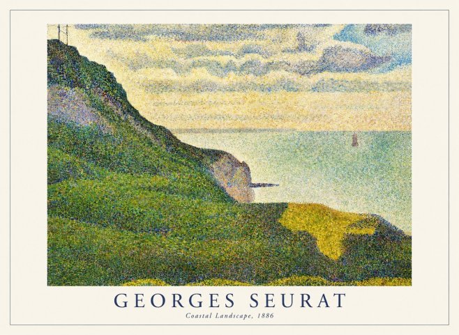 Seurat Coastal Landscape, 1886 No1 - Poster