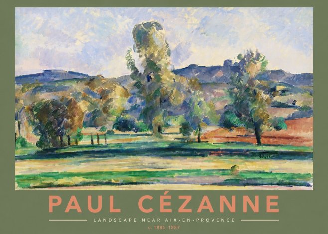 Paul Cézanne Landscape Near Aix-en-provence II No2 - Poster