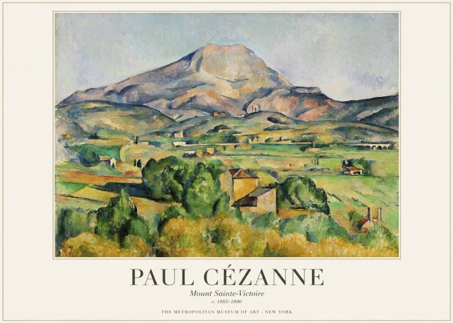Paul Cézanne Mount Sainte-victoire No1 - Poster