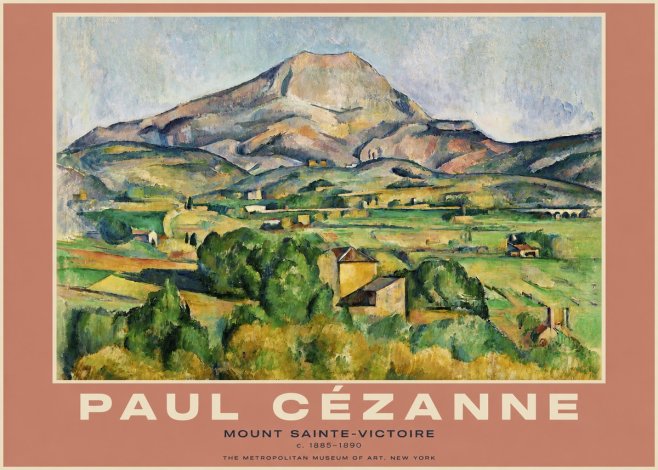 Paul Cézanne Mount Sainte-victoire No4 - Poster
