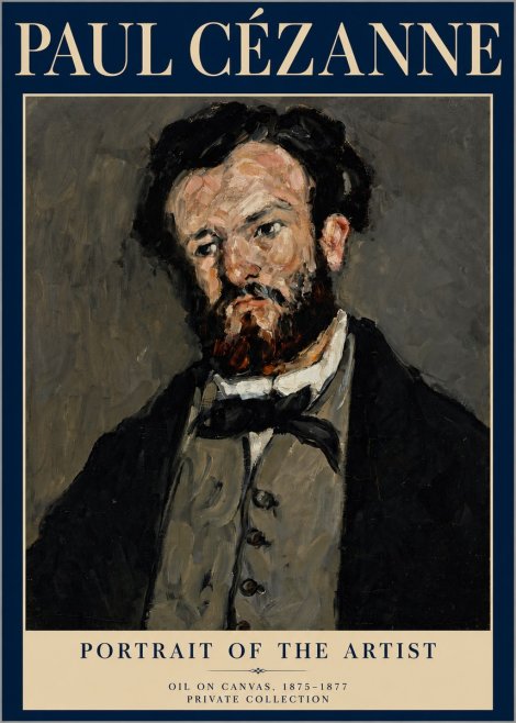 Paul Cézanne Portrait of the Artist I No4 - Poster