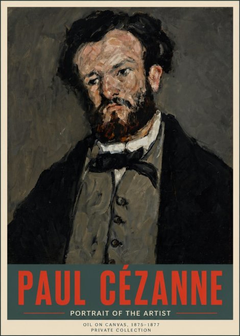 Paul Cézanne Portrait of the Artist I No5 - Poster