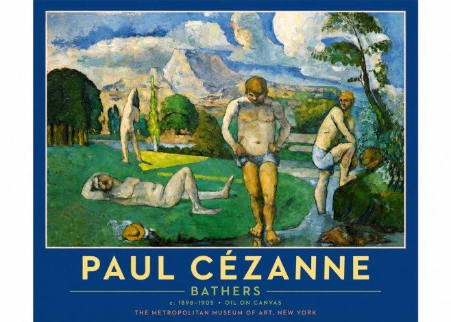 Paul Cézanne Bathers II No2 - Poster