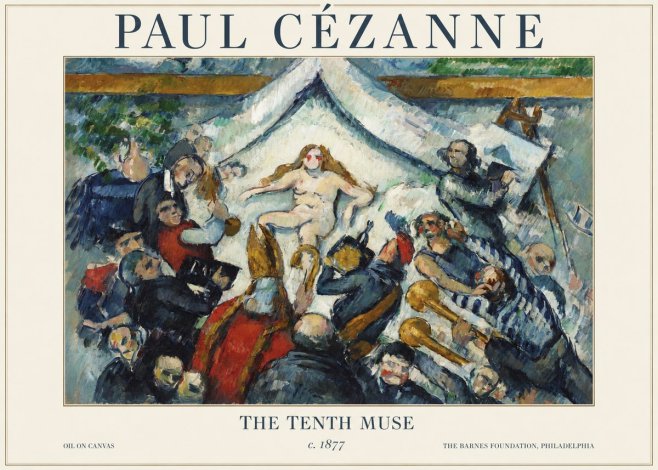 Paul Cézanne The Tenth Muse No1 - Poster