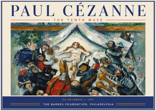 Paul Cézanne The Tenth Muse No6 - Poster