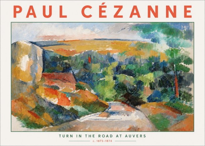 Paul Cézanne The Road from Le Tholonet No6 - Poster